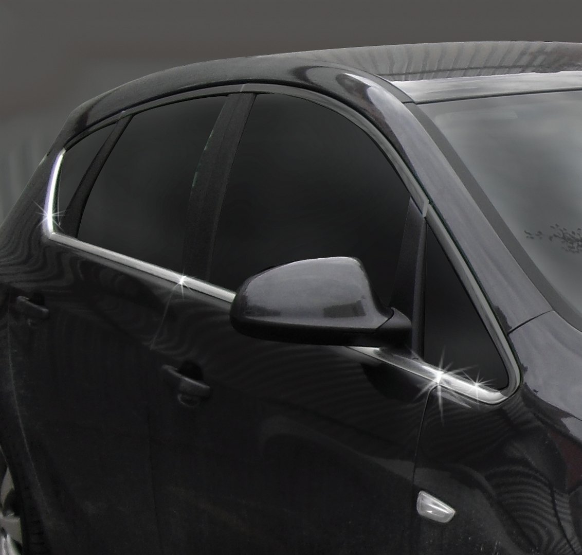 Opel Astra J Krom Cam Çıtası 8 Parça P.Çelik (2010-2014) HB